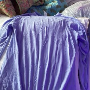 Athleta girl light blue shirt